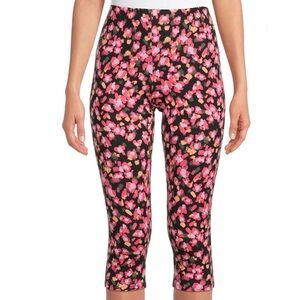No Boundaries Capri Leggings Abstract Print Stretch Cotton Women’s Juniors L
